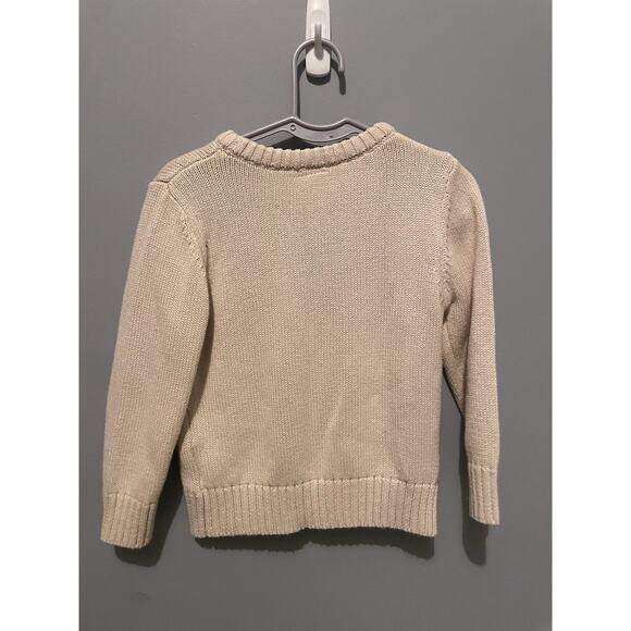 Ugly Christmas Sweater Beige Santa Reindeer Toddler Size 2T - Picture 4 of 4